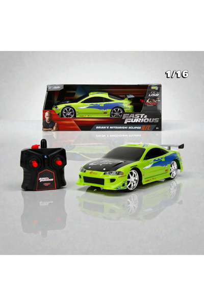 Jada UZAKTAN KUMANDALI FAST & FURİOUS 1/16 RC 1995 MİTSUBİSHİ ECLİPSE