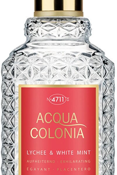 4711 , Acqua Colonia Lychee & White Mint, Eau De Cologne, Unisex, 50 ml