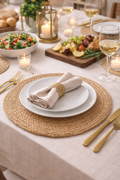 eviko Lüx Örme Hasır 36cm Amerikan Servisi Adet