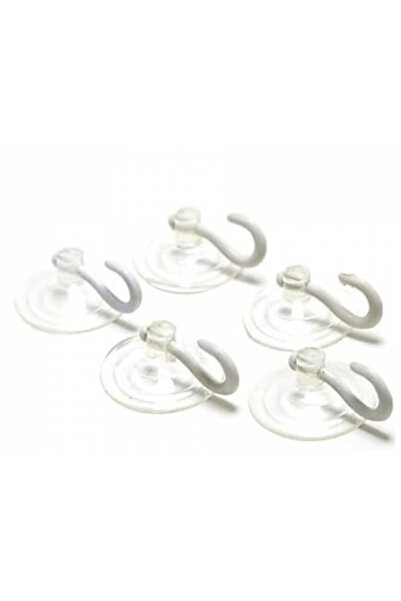 CT STONES Mey imports ®   Glass suction cup with hook 5pcs