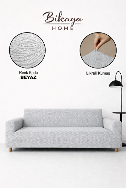 Bikaya Home Maxi Strech Waterway Seat Cover |   3+3+1+1 Seating Group |   Ela...