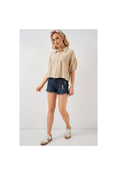 COjans قميص قصير الأكمام 20335 - بيج