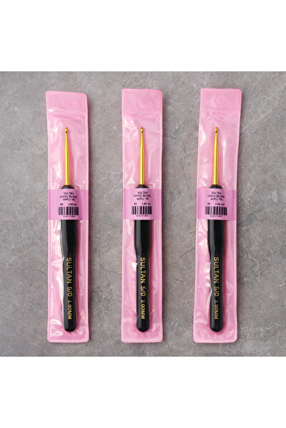 Sultan Güneş Silikon Saplı Premium Örgü Tığı 4 MM