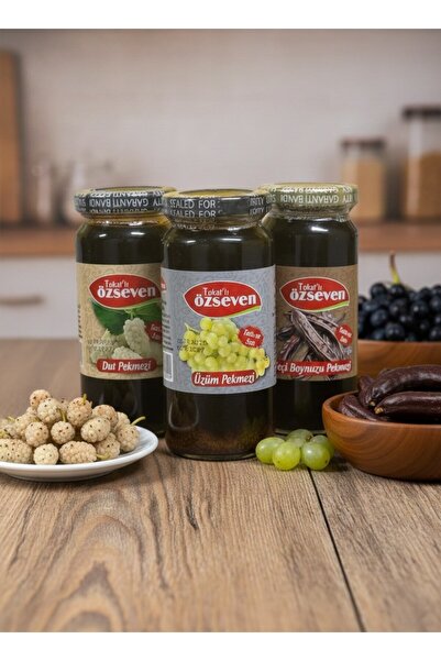 Betsima Mühendislik Özseven Geleneksel Pekmezler 3’lü Paket – Üzüm 800gr , Du...