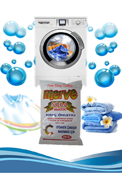 TedarikçinBurada Soda Matik Kireç Önleyici Süper Beyazlık ve Yumuşaklık 500 Gr