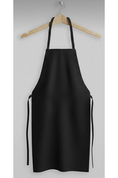 NAKKAŞİ ZARİF Fade-Resistant Kitchen Apron/Black