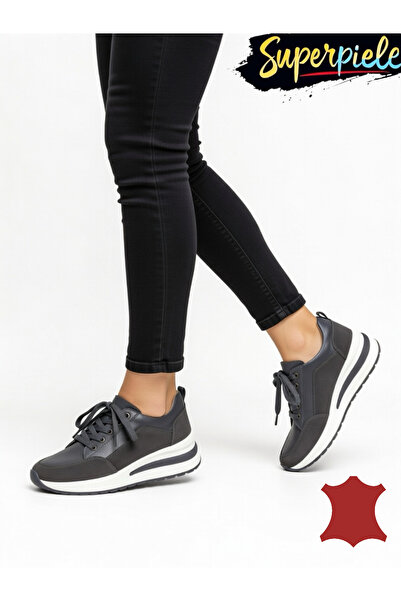 ANGEL BLUE Women's casual shoes made of genuine leather with natural lining