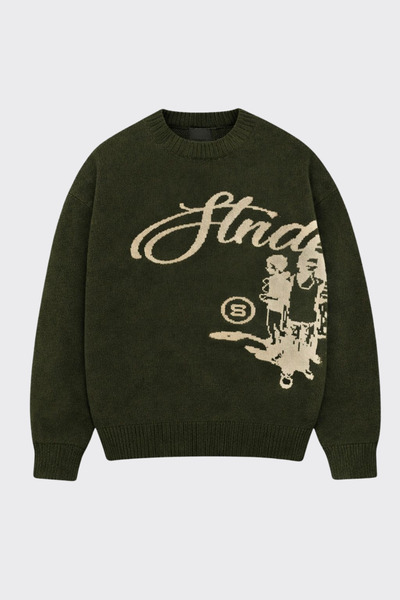 ATE STUDIOS Street Boys Premium Boxy Fit Oversize Triko Kazak