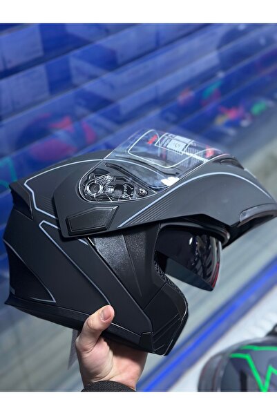 RS2 Çene Açılır Kask / Güneş Gözlüklü Motosiklet Kaskı