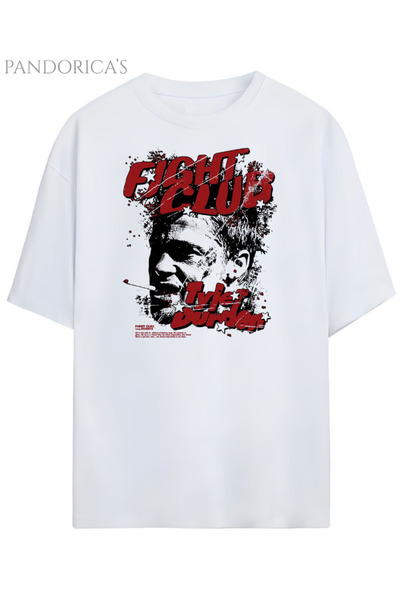Grafftee Clothing Унисекс памучна тениска с дизайн  "Бойният клуб на Пандорика "
