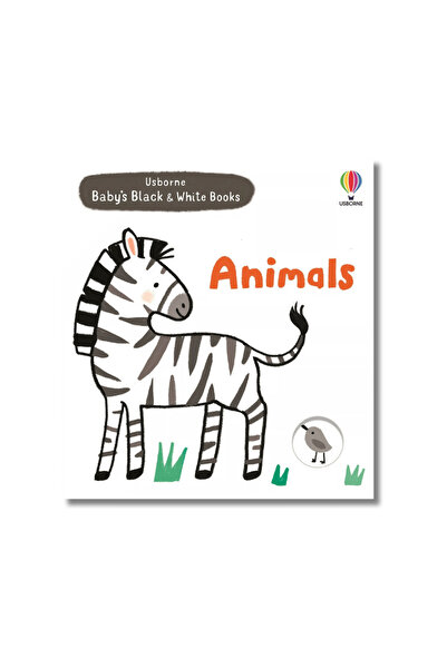 Usborne Baby’s Black and White Books: Animals - Carte stimulare vizuală