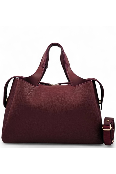 Evident Burgundy, Large Internal Volume, Adjustable Long Strap, Women's Hand ...