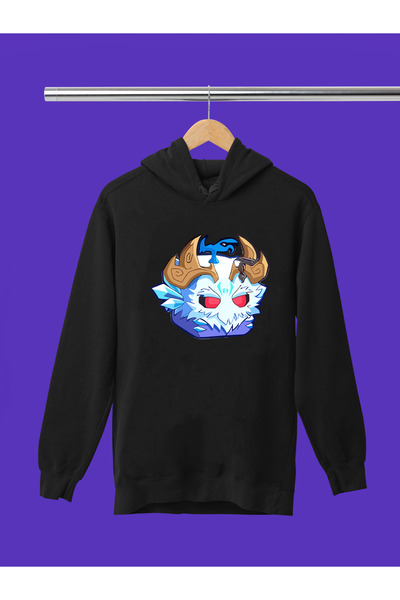 MAGORS Hanorac pentru copii cu glugă, cu imprimeu BLOX FRUITS, din 3 fire, de...