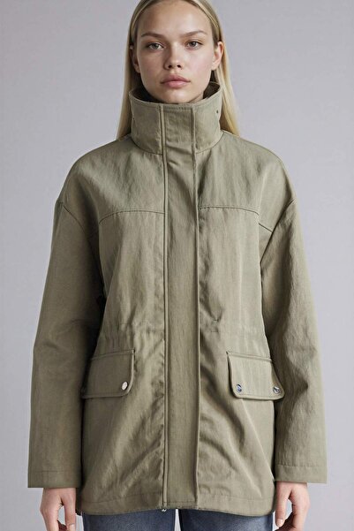 DeFacto Waterproof Stand Collar Coat G5728Ax26Sp