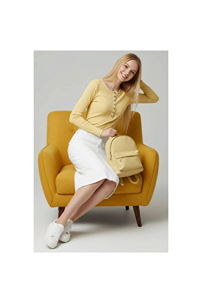 Genel Markalar Çıtçıt Detaylı Bluz Sarı T4343