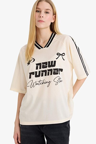 DeFacto Oversized Printed T-Shirt G2343Ax26Sp