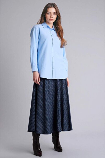 DeFacto A-Line Checkered Maxi Skirt H1873Ax26Sp