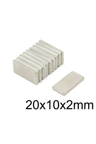 OEM 20X10x2mm Neodyum Güçlü Mıknatıs - Neodim Magnet