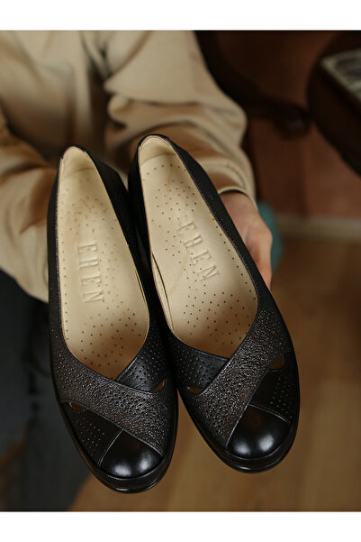 EREN SHOES BAG SHAKE Pantofi ortopedici casual cu talpă plată din piele naturală