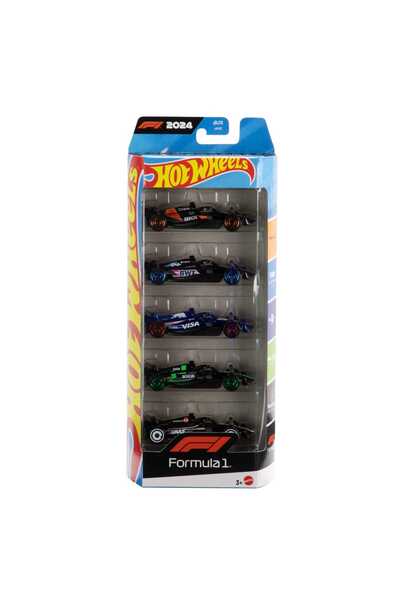 HOT WHEELS مجموعة فريق السباق المكونة من 5 سيارات، مجموعة من 5 سيارات ألعاب م...