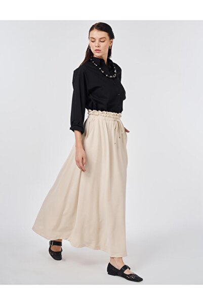KYR Pensli Gabardine Skirt Cream