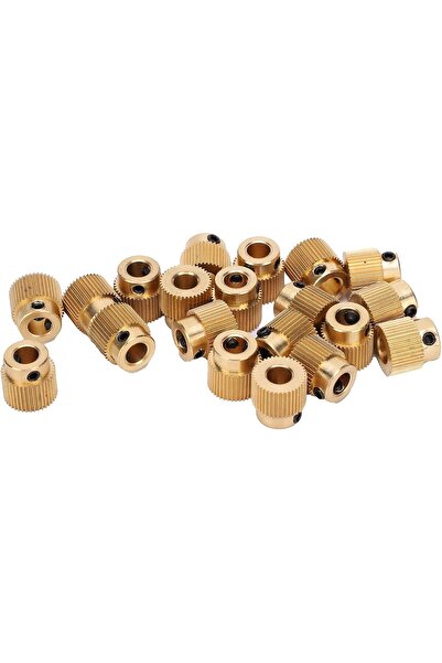 Generic مجموعة تروس قيادة CRTGW، 20 قطعة، عجلة بثق نحاسية، 40 سنًا، قطع غيار ...