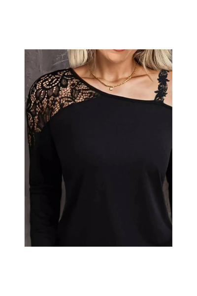 nova epoxy art Ni̇dam Buti̇k Women's One-Shoulder Open Strap Ruched Viscose B...