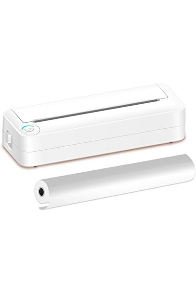 Generic طابعة محمولة A4 لاسلكية بتقنية البلوتوث، متوافقة مع أجهزة iOS وأندروي...