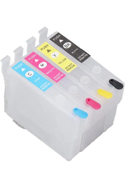 Generic خراطيش حبر بديلة متوافقة مع طابعة دوماري، 4 ألوان، مزودة بشريحة دائمة...