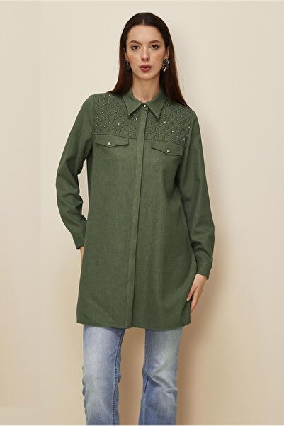 Alvina Shirt Collar Tunic 46212