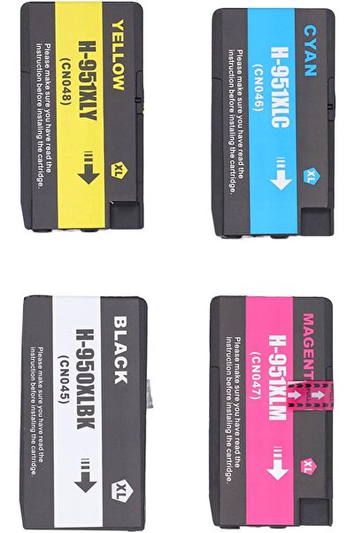 Generic Printer Ink Cartridge, 4PCS BK C M Y 5% Coverage Large Capacity Smoot...