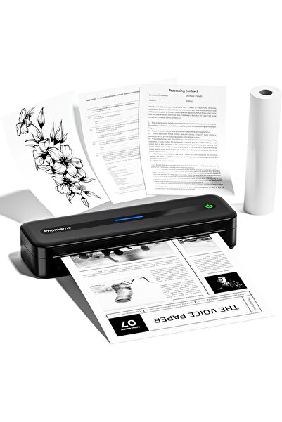 Generic طابعة فوميمو M832 الحرارية المحمولة، طابعة لاسلكية بتقنية البلوتوث لل...