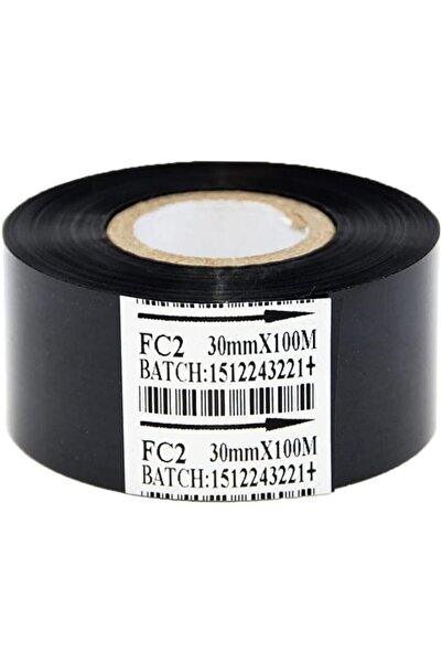 Generic شريط حراري لماكينة طباعة الشريط، 30 × 100 متر، ملحق طابعة رمز التاريخ...