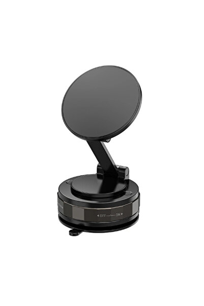 WIWU Vacuum Suction Magnetic Phone Holder – Foldable 360° Rotating Dash & Des...