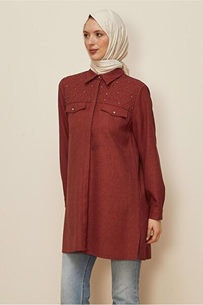 Alvina Shirt Collar Tunic 46212