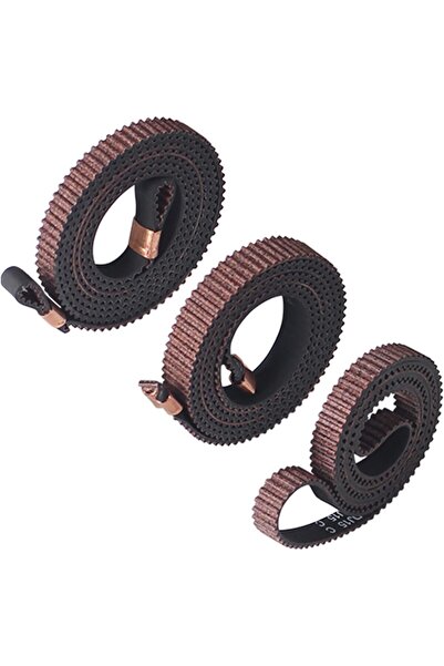 Generic 3Pcs X/Y Shaft Synchronous Belt Kits Open Timing Leather Timing Belt ...