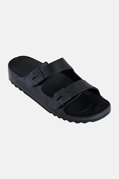 Scholl Women Bahia Bioprint Adjustable Buckle Sandals, Black