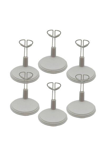 Choice 6 قطع من قواعد تثبيت الدمى (1/6) لدمى لابوبو أو ديمو مقاس 15 سم، ملحقا...