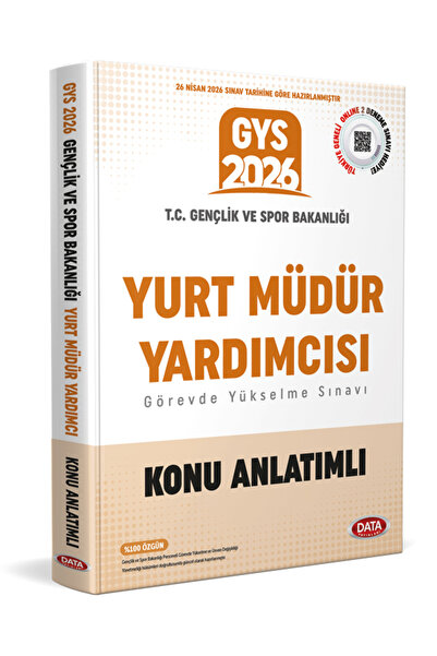 Data Yayınları 2026 Gençlik Ve Spor Bakanlığı GYS Yurt Müdür Yardımcısı Konu ...