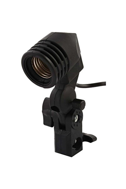 Generic Stand Support for Slave Flash or E27 Bulb with Umbrella Clamp