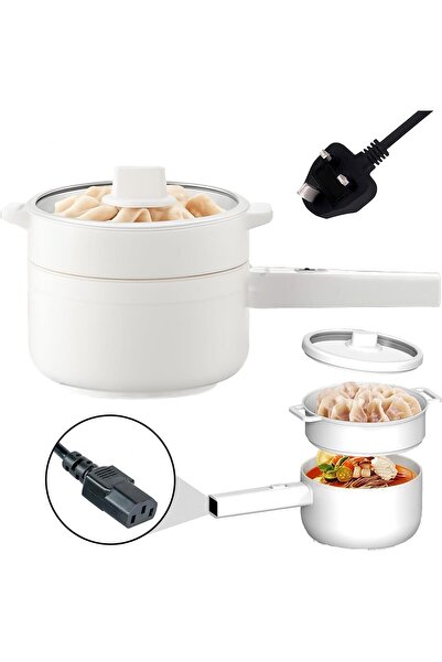 Arabest 1.8L Electric Hot Pot with Steamer & Temperature Control | Non-Stick ...