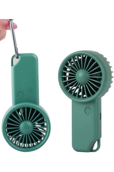 Generic مروحة كهربائية صغيرة محمولة تعمل بمنفذ USB من KRCIQMV، محمولة باليد، ...