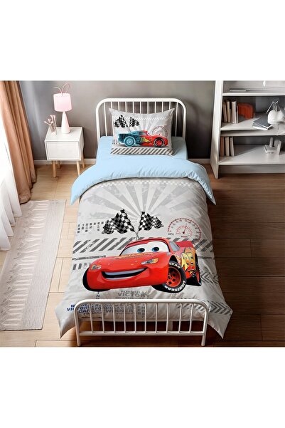 Home Nevresimhome Single Person Lightning Mcqueen Cotton Duvet Cover Set