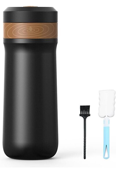 Generic Eacam French Press Coffee Maker for Travel 2-Layer Filter Mesh Double...