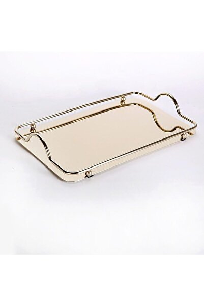 Arabest Stainless Steel Tray with Handles Coffee Bar Food Serving Trays