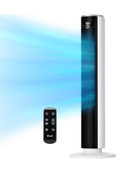 Generic مروحة عمودية من ليفويت لغرفة النوم، سرعة دوران 25 قدم/ثانية، مستوى ضو...