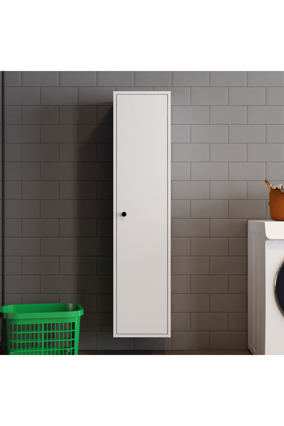 Alfimo Mobilya MİLA BANYO KİLERİ ÇOK AMAÇLI DOLAP BANYO DOLABI DUVARA MONTE B...