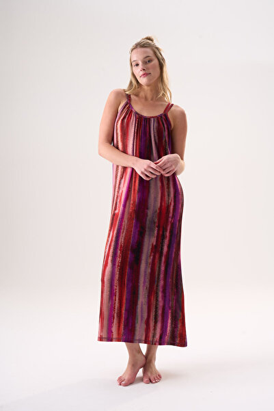 Etoile Bamboo Rope Strap Long Summer Women's Dress 26221