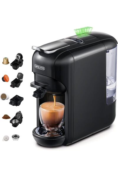 Generic Cafelffe MK-606 5-in-1 Capsule Coffee Maker with 19 Bar Pressure, Hot...