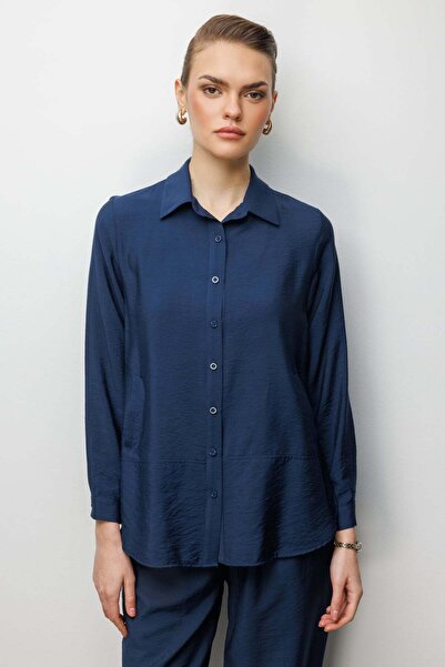 ON Yan Cepli Polo Yaka Gömlek